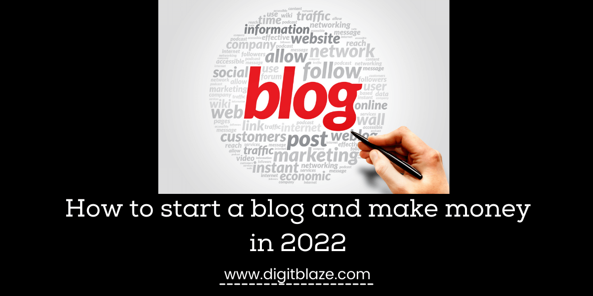 start a blog