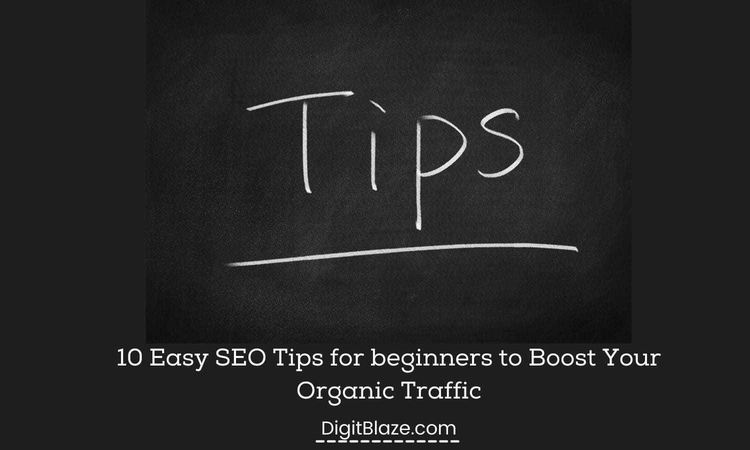 seo tips for beginners organic traffic
